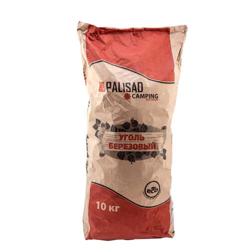 Уголь березовый, 10 кг, Camping Palisad