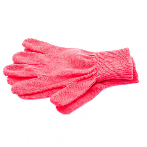 Перчатки трикотажные, акрил, коралл, двойная манжета Сибртех
