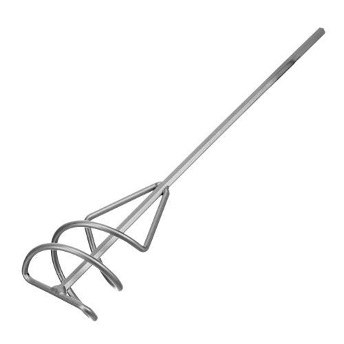 Миксер для строительных смесей, 80х9х400мм, шестигранный хвостовик Сибртех