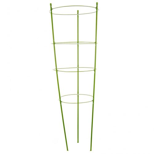 Поддержка для растений круглая H 90 см, металл в пластике, 4 кольца Palisad