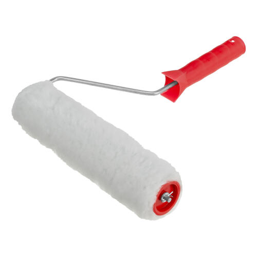 Валик "Искусственный мех", в сборе, 250 мм, D 48 мм, D ручки 6 мм, крепление шплинтом Сибртех