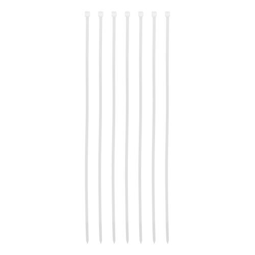 Хомуты, 300 x 3.6 мм, пластиковые, белые, 100 шт Сибртех