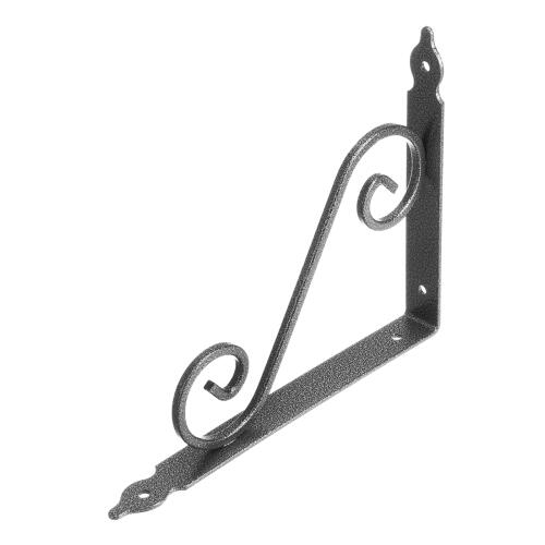 Кронштейн декоративный, 190 х 240 х 25 х 3.5 мм, темно-серый Сибртех