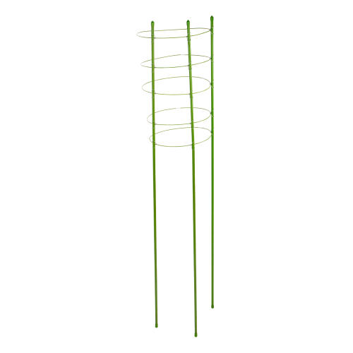 Поддержка для растений круглая H 150 см, металл в пластике, 5 колец Palisad