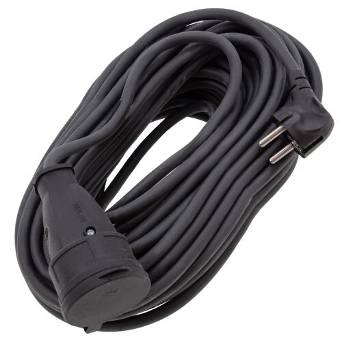 Удлинитель силовой 20 м, 16 А, тип УХз16, КГ 3 x 2.5 мм, 1 розетка, Сибртех