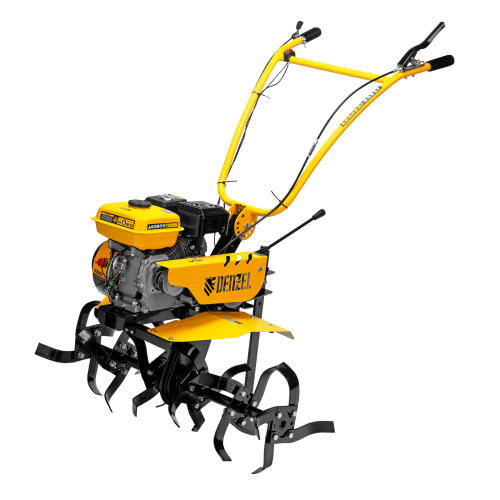 Мотоблок DPT-270SB, 7 л.с., ремен.сцеп, фрез 3х4, ШОМ, без колес, передачи 2В/1Н Denzel