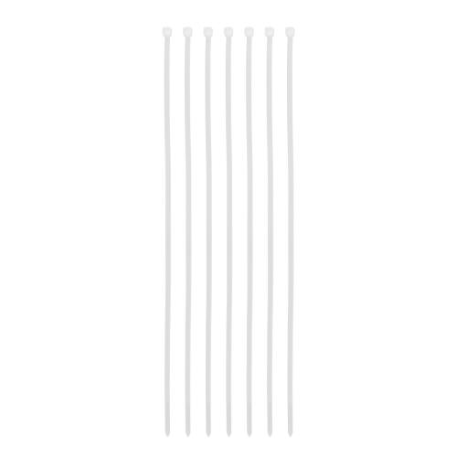 Хомуты, 400 x 4.8 мм, пластиковые, белые, 50 шт Сибртех