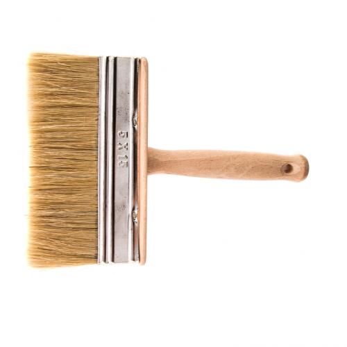 Кисть-ракля, 50 х 150 мм, натуральная щетина, деревянный корпус, деревянная ручка