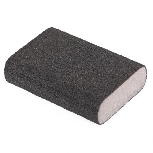 Губка для шлифования, 100 х 70 х 25 мм, овал, твердая, P 40 Matrix