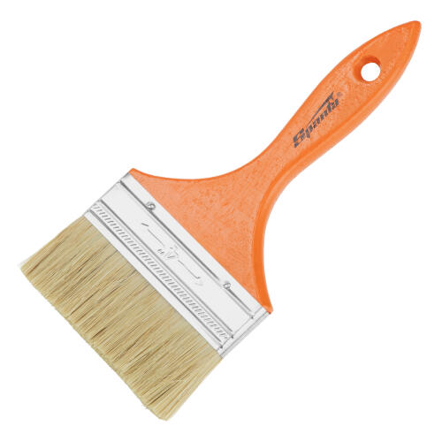 Кисть плоская Slimline 4" (100 мм) натуральная щетина, деревянная ручка Sparta