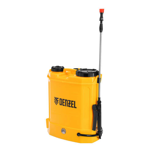 Опрыскиватель ранцевый аккумуляторный D-12LA, 12 л, 12 В, 8 Ач Denzel