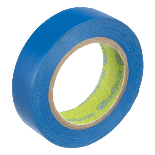 Изолента ПВХ, 15 мм х 10 м, синяя Сибртех