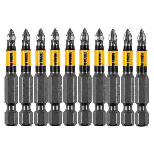 Бита PH1х50, сталь S2, цилиндр., 10 шт. Е 6,3 Denzel