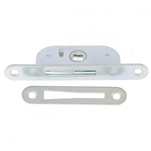 Завертка врезная ЗР2-2 с планкой, цинк, 5 шт, (Металлист)