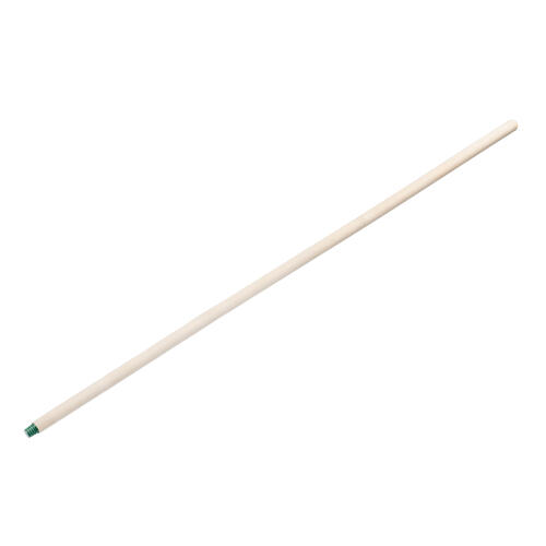 Черенок деревянный, 25 х 1200 мм, высший сорт, пластиковая резьба (подходит для метел, щеток)