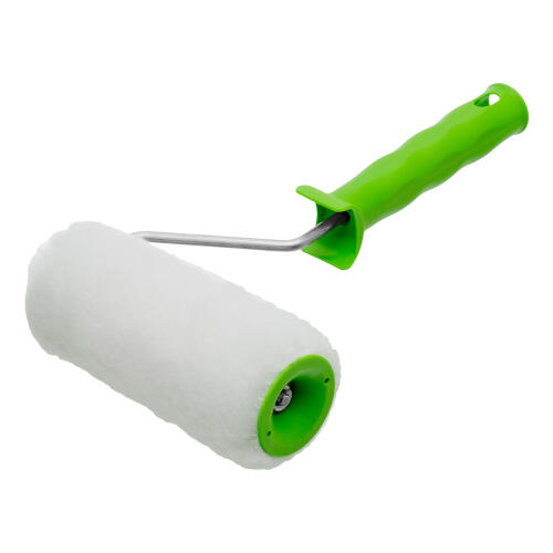Валик "Искусственный мех" с ручкой, 150 мм, ворс 15 мм, D 48 мм, D ручки 6 мм, полиэстер Сибртех