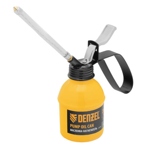 Масленка-нагнетатель, металлический корпус, 0,2 л, гибкий наконечник Denzel