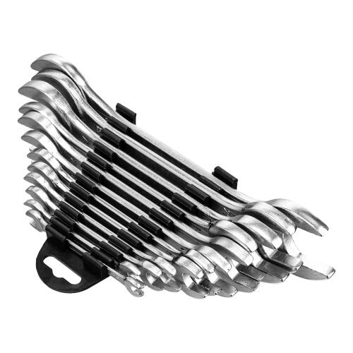 Набор ключей рожковых, 6 х 32 мм, 12 шт, хромированные Sparta