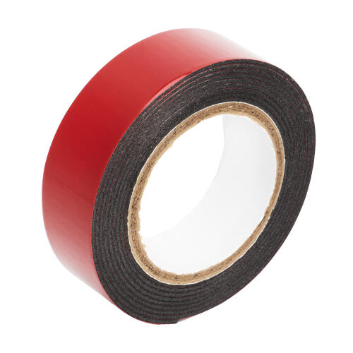 Лента клейкая на вспененной основе, двусторонняя, черная, 19 мм х 1.5 м Matrix