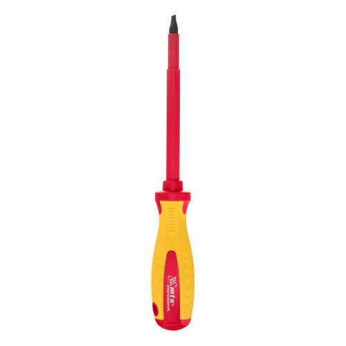 Отвертка Insulated, SL8 x 150 мм, CrMo, до 1000 В, двухкомпонентная рукоятка Matrix Professional