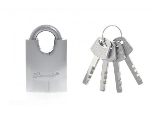 Замок навесной, защищенная дужка 50 мм Matrix