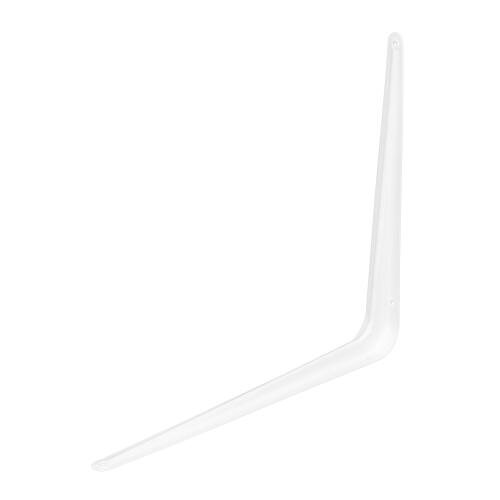 Кронштейн угловой с ребром, 350 х 400 мм, белый Сибртех