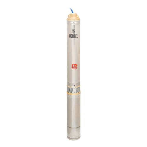 Скважинный насос DWC-4-80, центробежный, диаметр 4", 1500 Вт, 5700 л/ч, напор 80 м Denzel