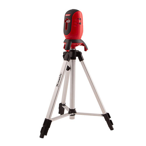 Лазерный уровень ML01T, дальность 10 м, точность ± 0,5 мм, / 1 м, длина волны 650 нм, проекция 1 вертикальная 1 горизонтальная плоскость, резьба под штатив 5/8", штатив в комплекте Matrix