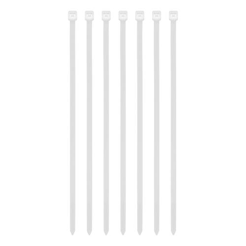 Хомуты, 200 x 4.8 мм, пластиковые, белые, 100 шт Сибртех