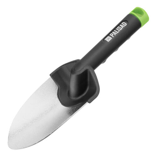 Совок посадочный широкий, 90х275 мм, стальной, полипропиленовая рукоятка, BASE Palisad