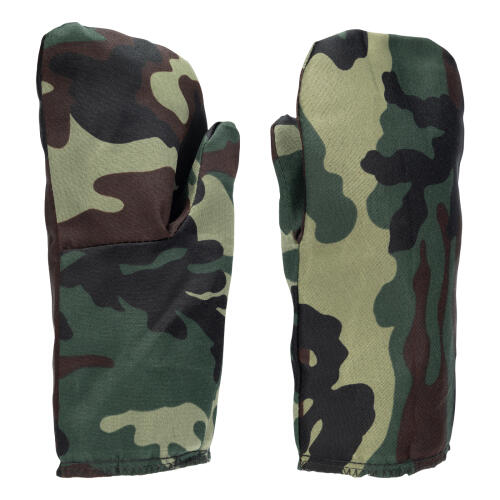 Рукавицы зимние, защита от пониж температур и мех воздействий, утеплитель ватин, камуфляж Сибртех