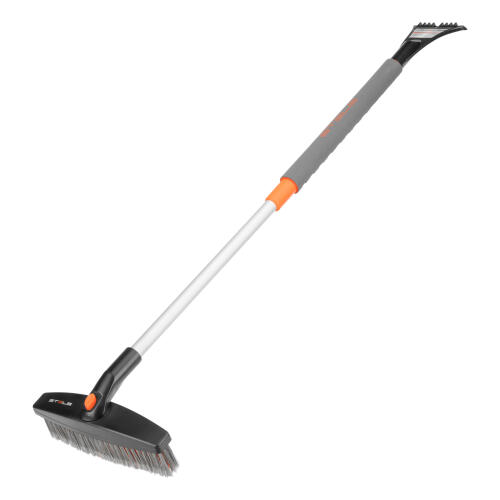 Щетка-сметка для снега со скребком телескопическая Stels