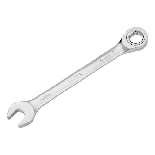 Головка торцевая, 15 мм, двенадцатигранная, CrV, под квадрат 1/2, хромированная Matrix